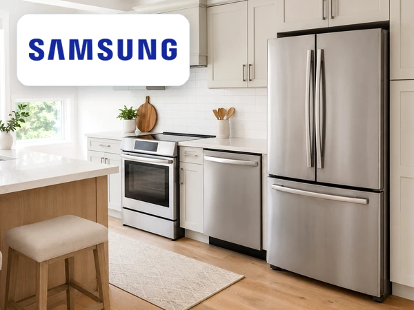 Samsung appliance repair service with household appliances