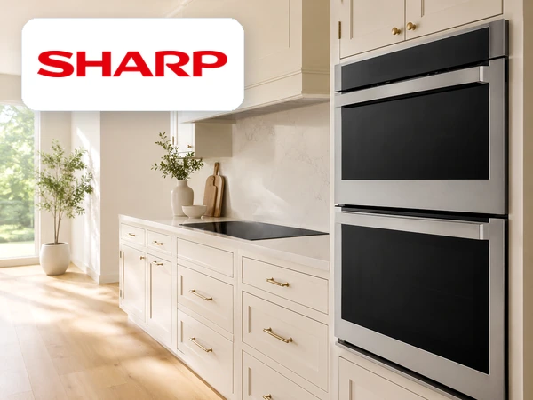 Sharp appliance repair service with household appliances