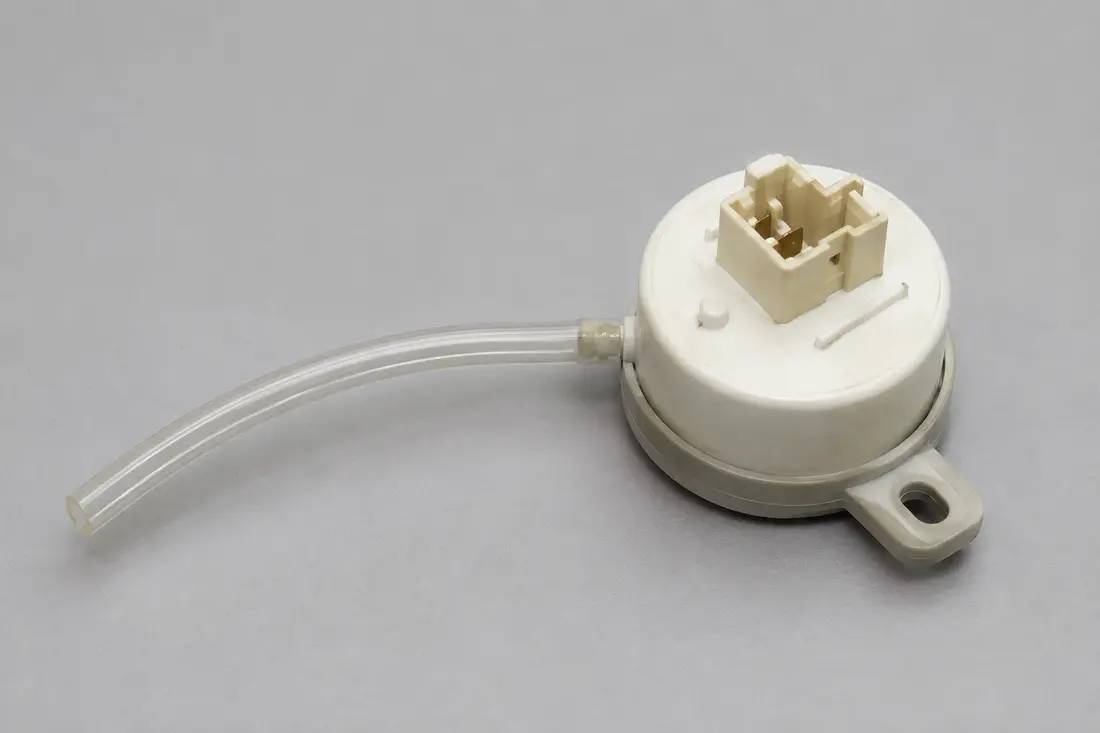 Washing machine water-level pressure switch and air hose